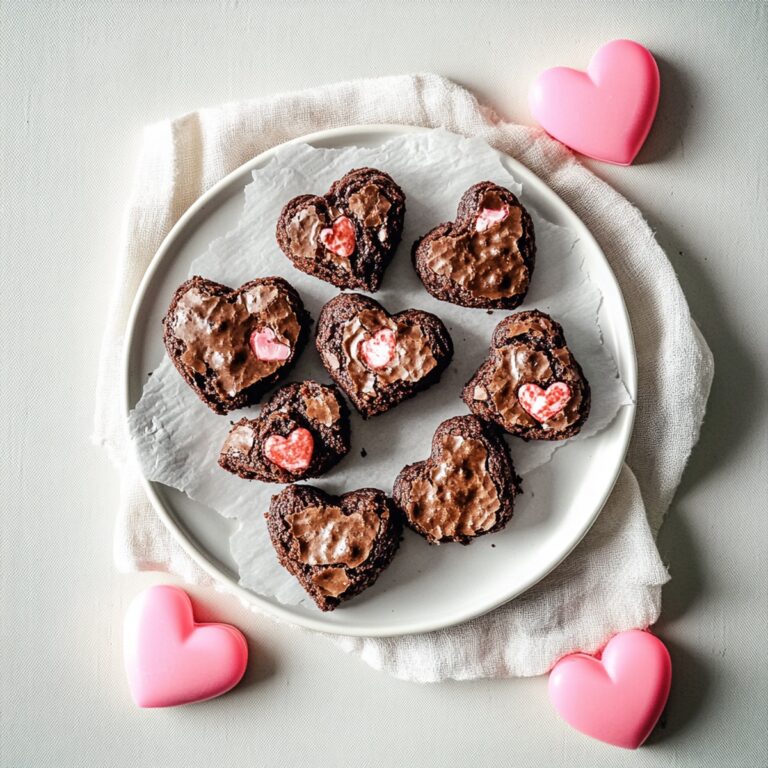 Heart-Shaped Brownies Recipe