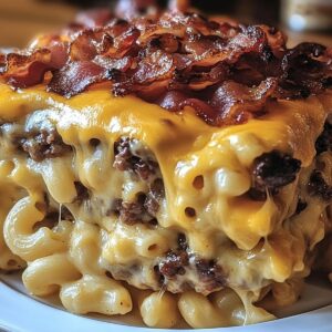 Must-Try Bbq Bacon Cheeseburger Mac N Cheese Casserole Recipe