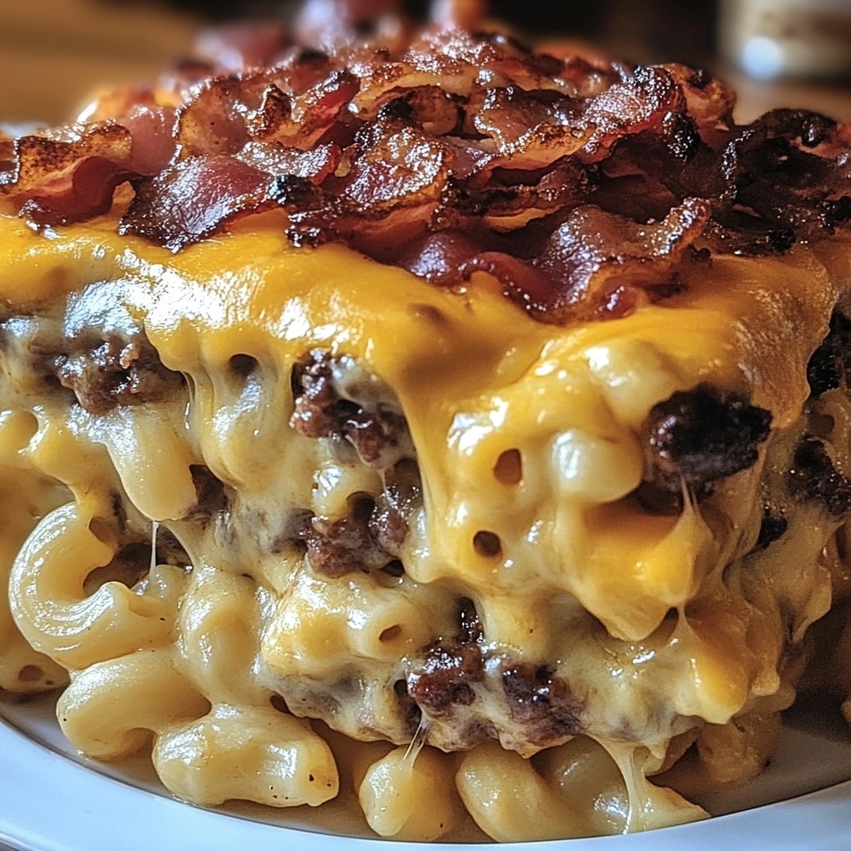 Must-Try Bbq Bacon Cheeseburger Mac N Cheese Casserole Recipe