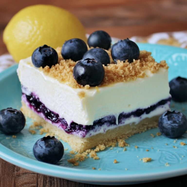Tangy Lemon Blueberry Dessert Recipe