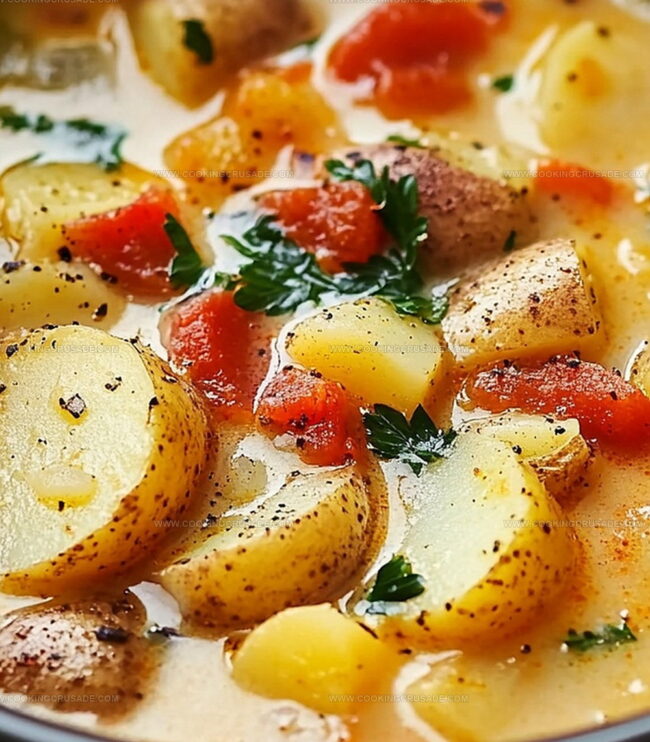 How to Make Cajun Potato Soup in the Slow Cooker