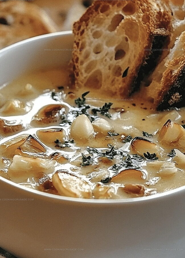 Why Country French Garlic Soup Feels Warm And Rustic