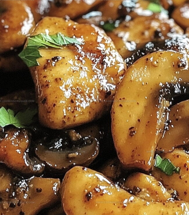 How To Make Black Pepper Chicken With Mushrooms