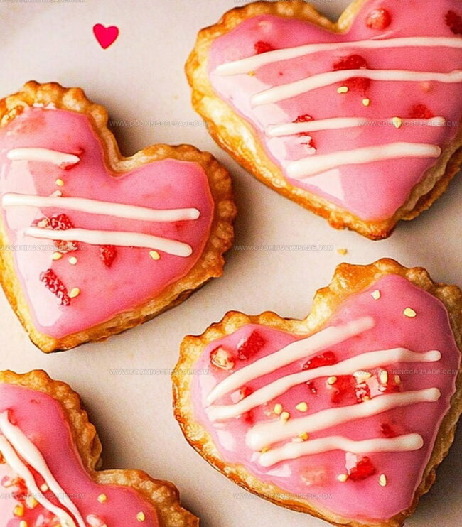 How To Make Homemade Heart-Shaped Strawberry Pop Tarts Easily
