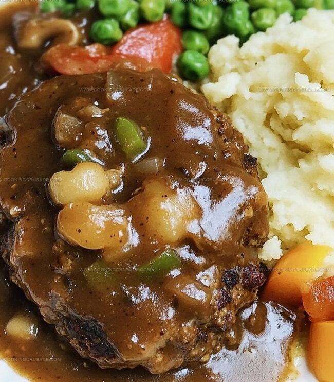 How To Make Crockpot Salisbury Steak Step By Step