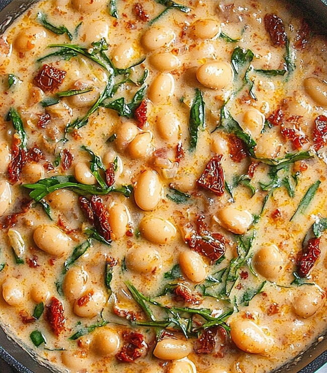 Simple Instructions For Creamy One Pot Sundried Tomato White Beans Recipe