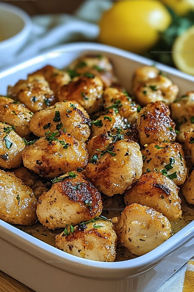 Why Lemon Garlic Chicken Bites Are Packed With Flavor