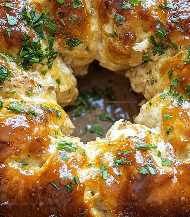 How To Make Chicken Alfredo Monkey Bread