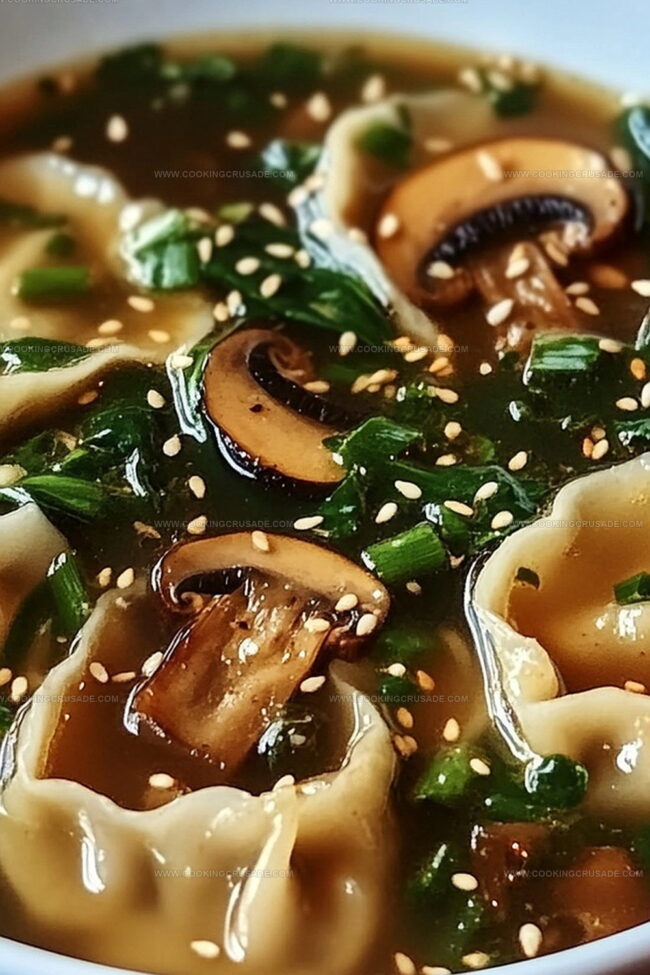 What Makes Potsticker Soup With Mushrooms & Bok Choy So Good