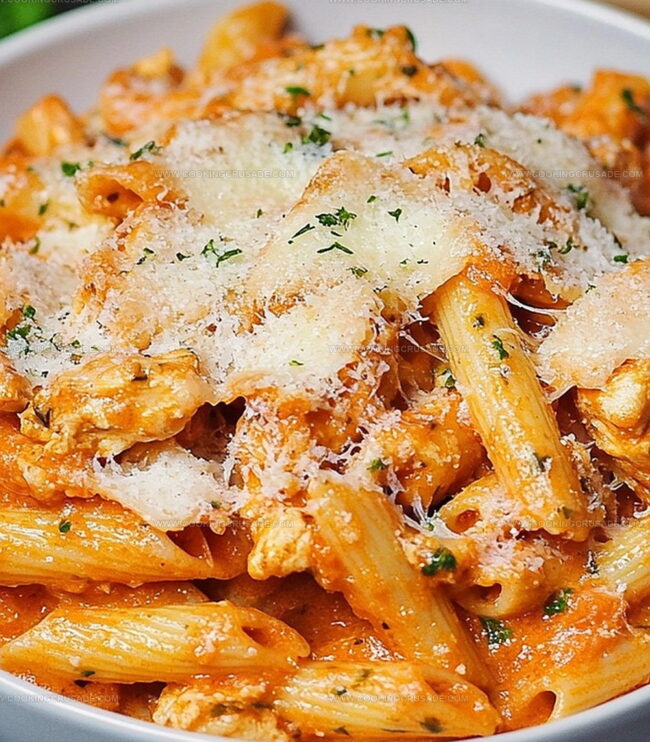 Making Chicken Parmesan Pasta In No Time