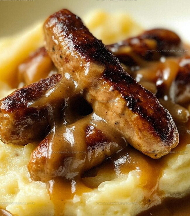 Simple Steps For Classic Bangers And Mash