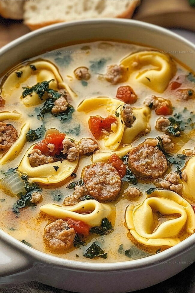 Why Spicy Sausage And Tortellini Soup Packs A Punch