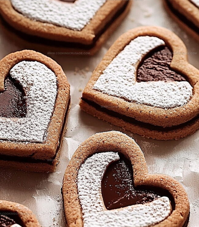 Easy Steps To Create Nutella Linzer Heart Cookies