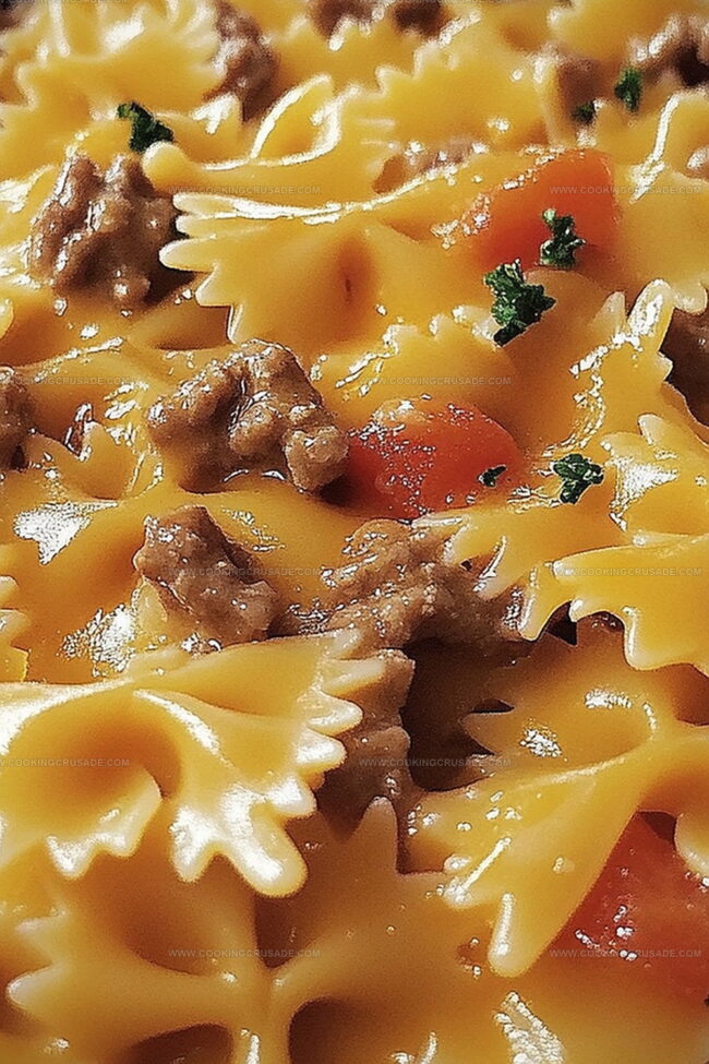 Why Velveeta Beef Bowtie Pasta Is A Comfort Classic