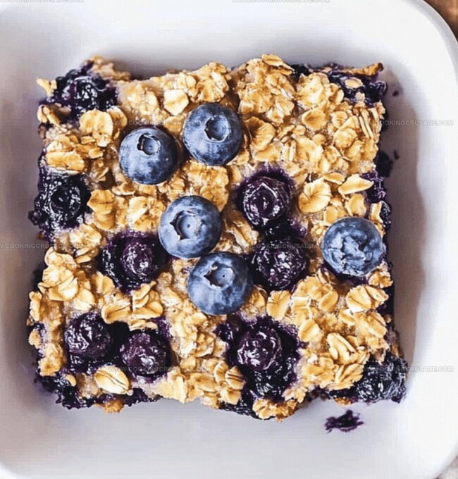 How To Bake Blueberry Baked Oatmeal Simply
