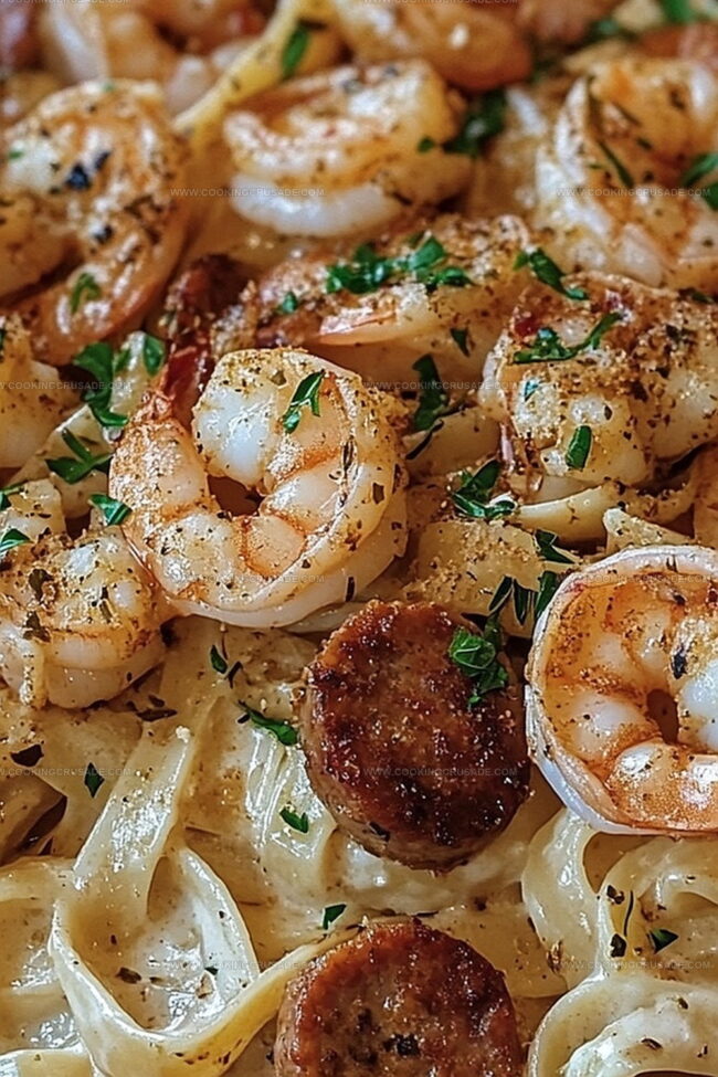 What People Love About Cajun Shrimp And Sausage Alfredo Pasta