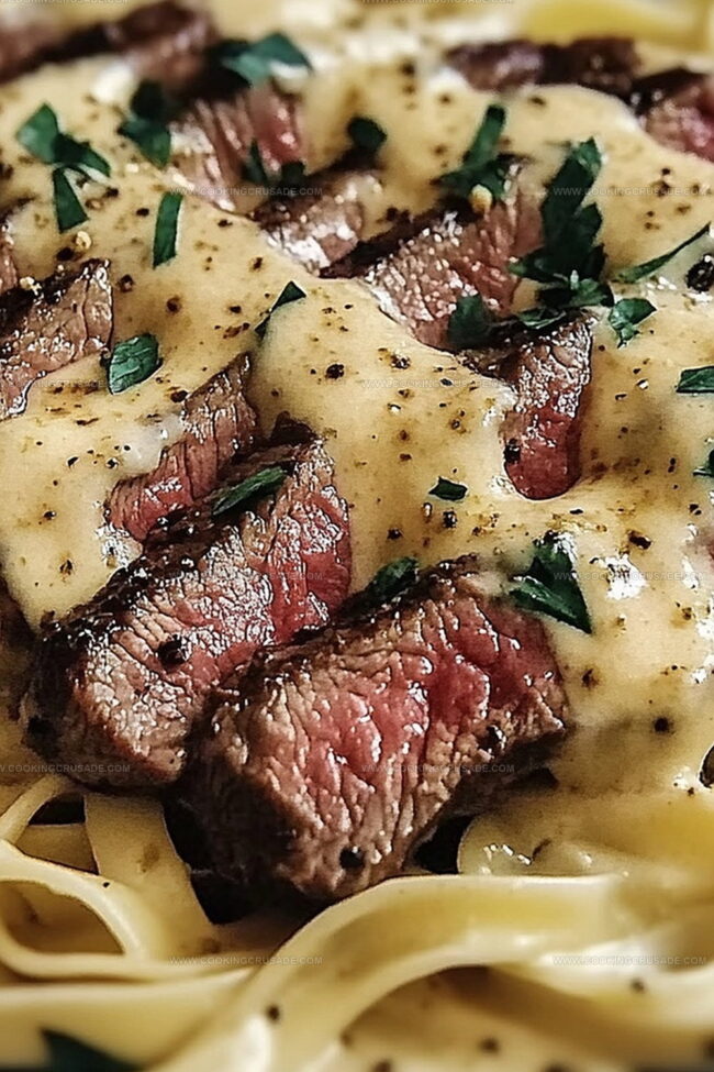 Why Cajun Steak Alfredo Is A Must-Try