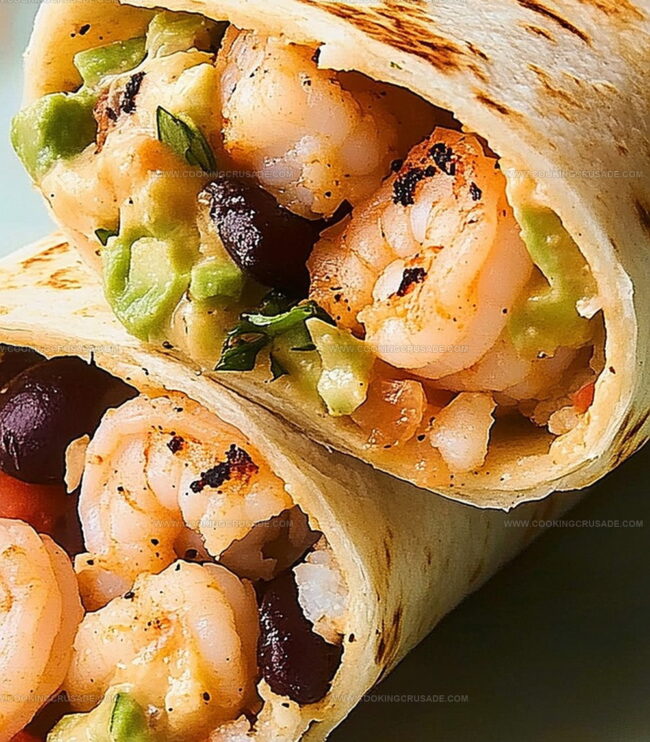 Simple Steps To Old Bay Shrimp Burritos