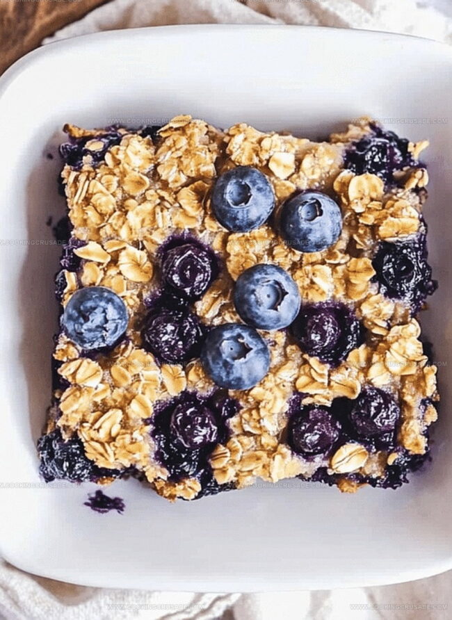 Why Blueberry Baked Oatmeal Feels Like A Cozy Morning