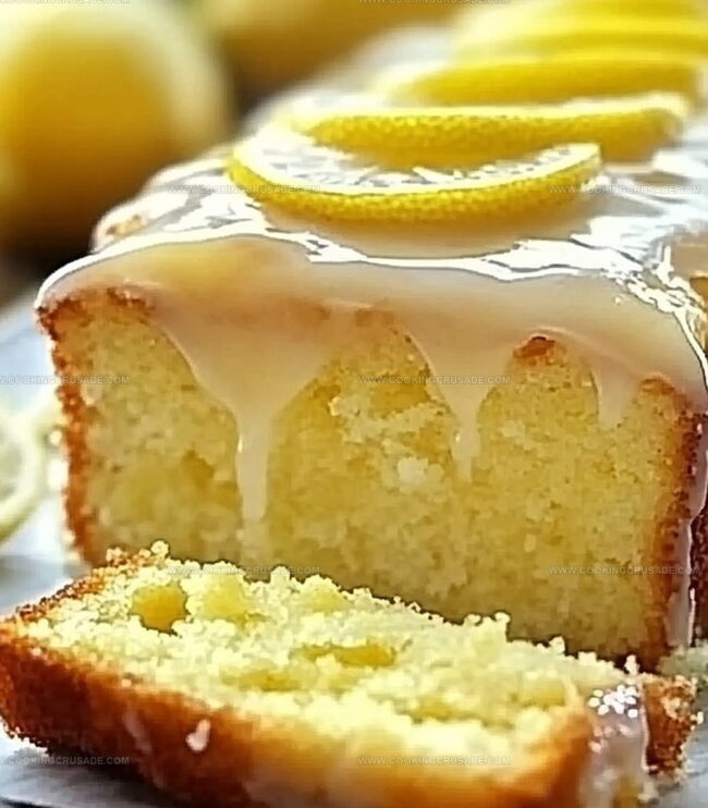 Steps To Bake Lemon Glaze Cake Recipe