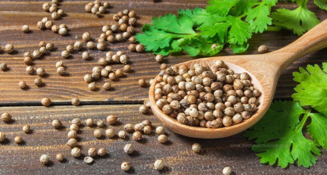 Flavor Profiles of Coriander Seeds and Fresh Leaves