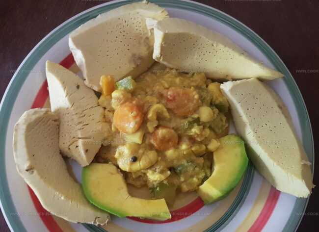 Jamaican Roasted Breadfruit