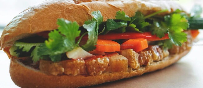 Roasted Pork Belly Banh Mi (Banh Mi Heo Quay)